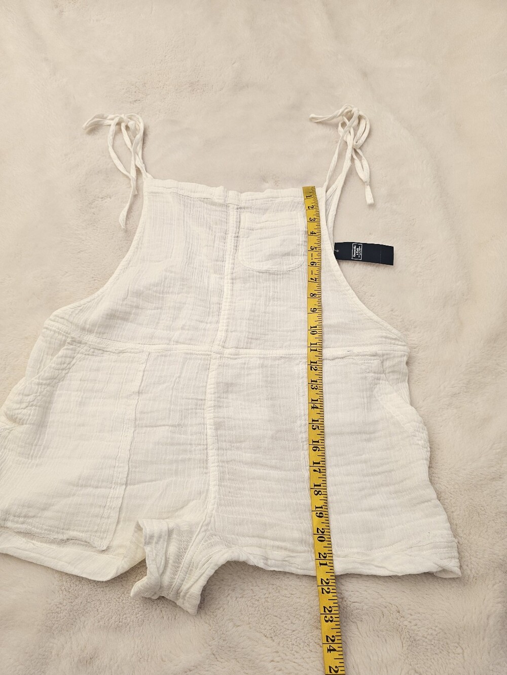 New Aberceombie & Fitch Apron Romper Size XL - Picture 4 of 9